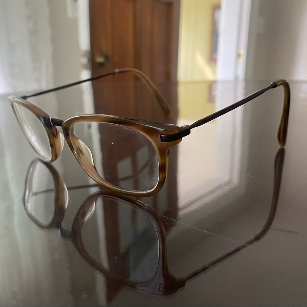 Warby Parker Chalmer in whiskey tortoise. Like-new. Medium frame width.